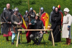 William the Conqueror summons his barons to his fortress at Old Sarum