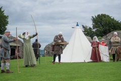 Lady Helen loosens her arrow