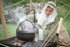 Keeping a close eye on the cooking